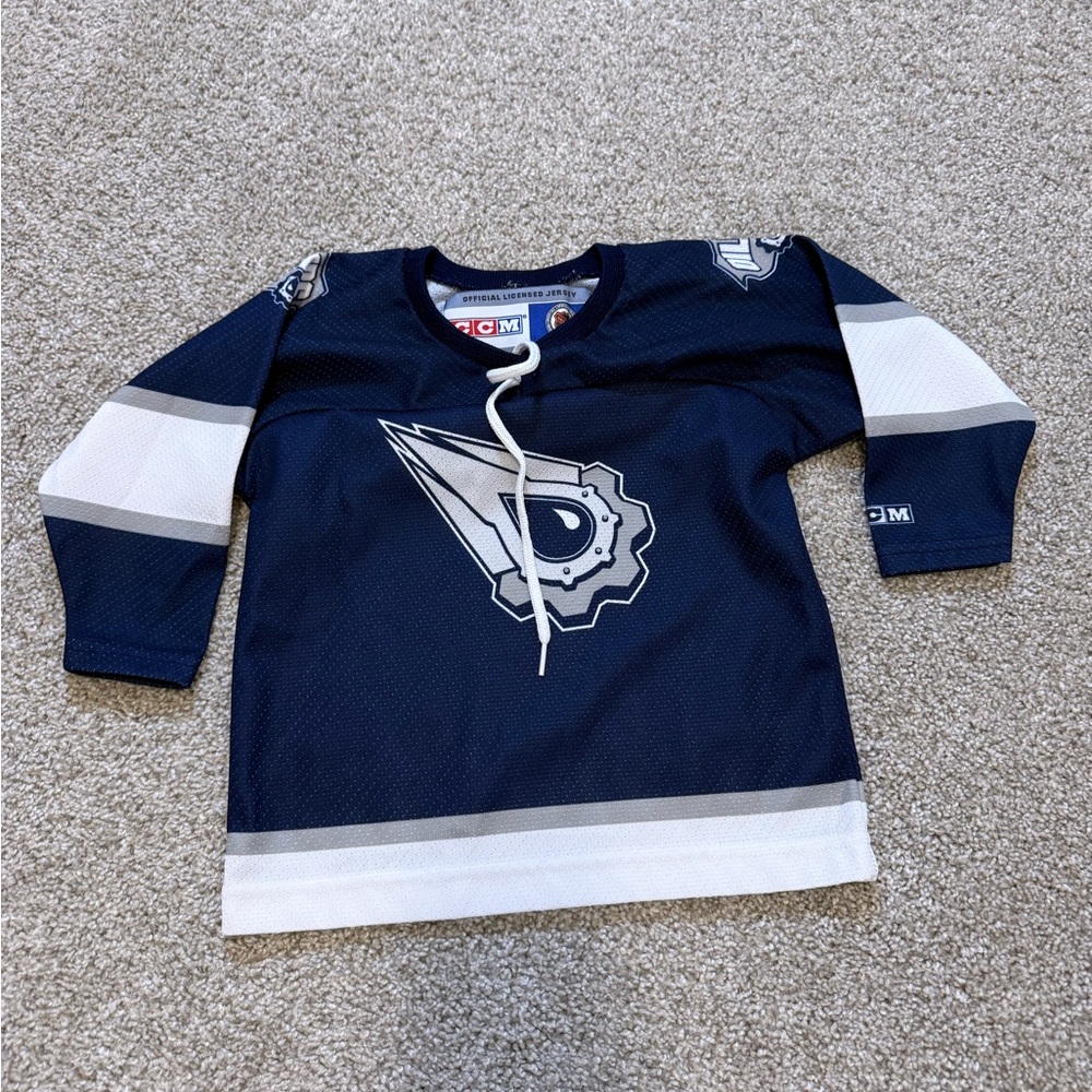 Edmonton Oilers CCM Navy blue "Oil Drop"‎ Toddler Jersey